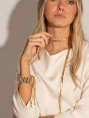 Collana Voila' oro giallo con 6 Fili