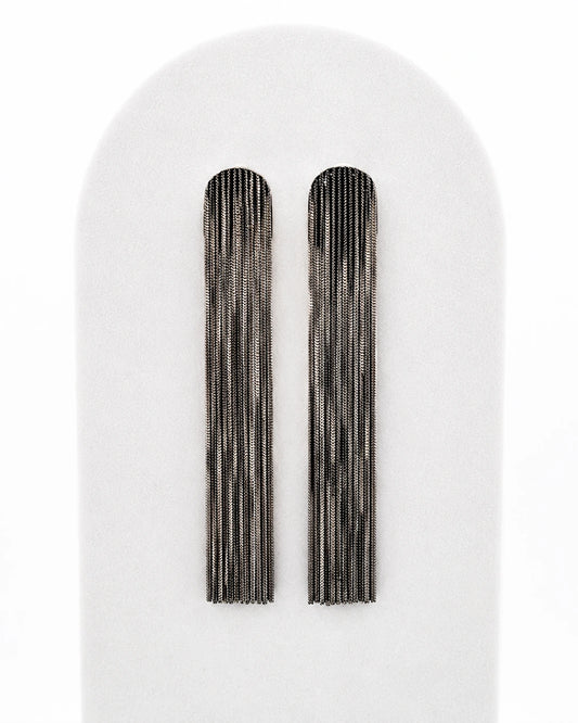 Pendientes Voila' oro negro