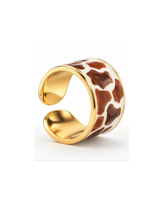 Anello  Animalier Giraffa