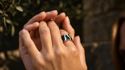 Zebra Animal Print Ring
