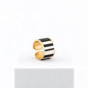 Anillo Black & White 1,5 cm de alto n.21