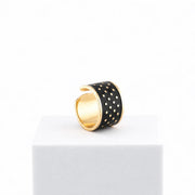 Anillo Black & White 1,5 cm de alto n.º 6