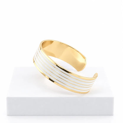 Black &amp; White bracelet h 1.5 cm n.20