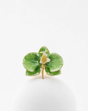 Orchid Ring 'Mint' size 4 cm