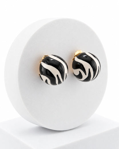 'Zebra' earrings