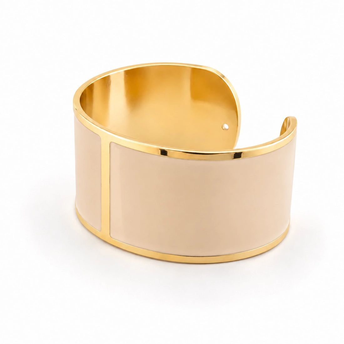 'Crema Fiorentina' L 30 mm Enamel Bracelet