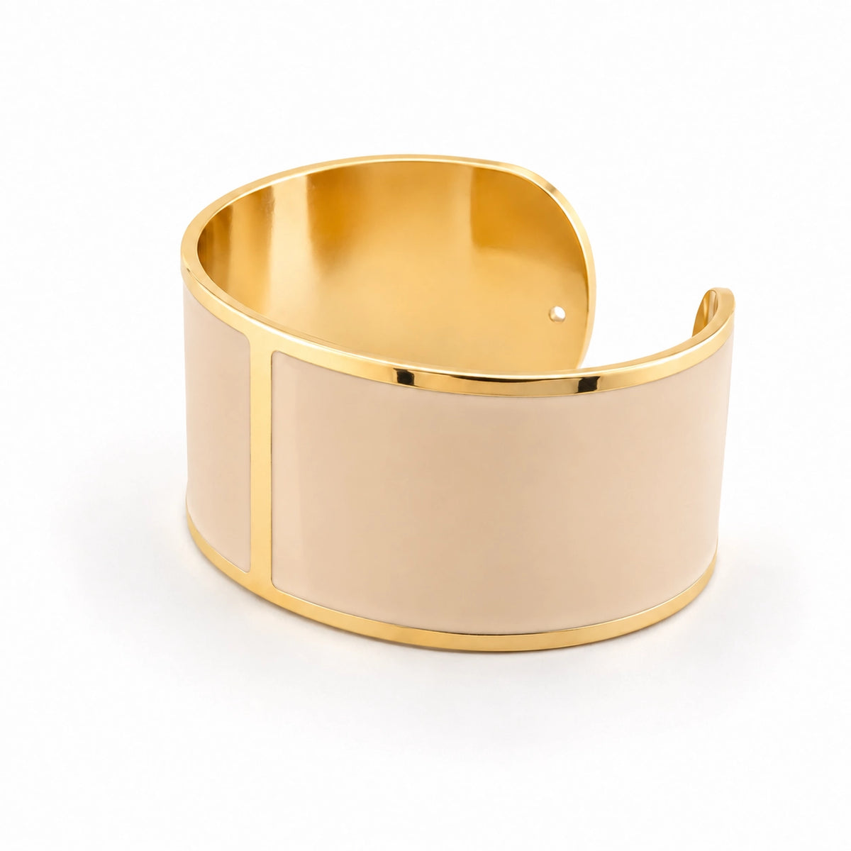 'Crema Fiorentina' L 30 mm Enamel Bracelet