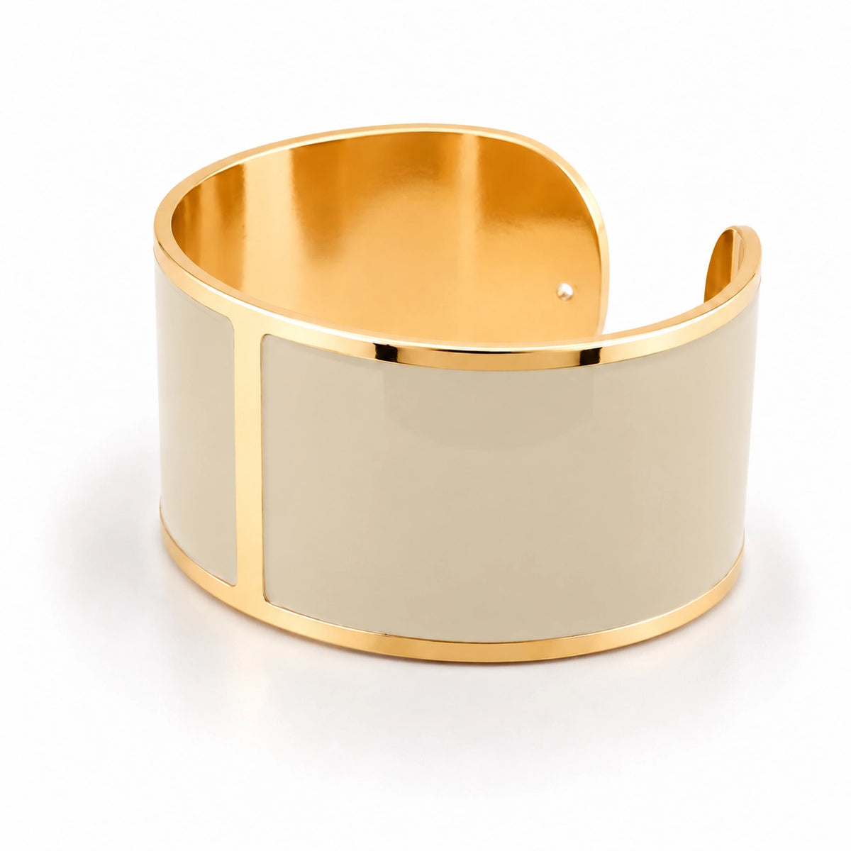'Sabbia' L enamel bracelet, 30 mm