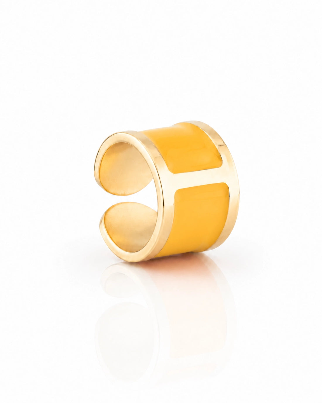 Anello smalto Girasole