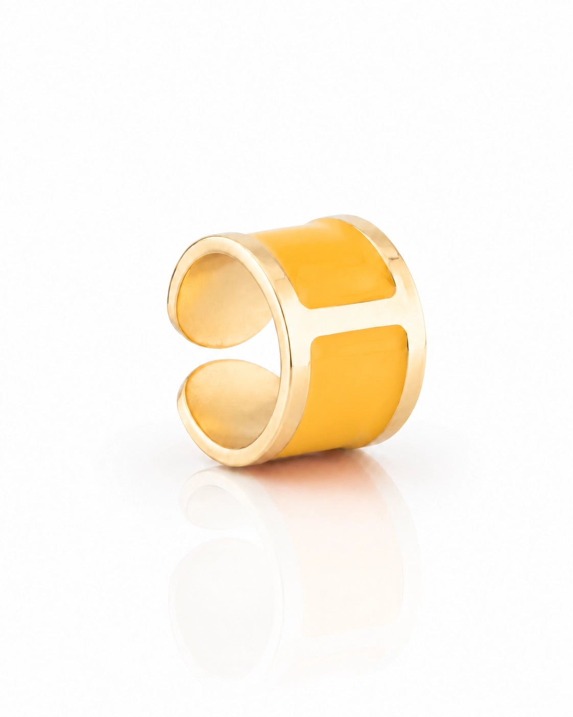 Anello smalto Girasole