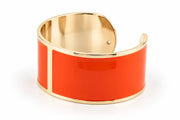 30mm 'Orange' Enamel Bracelet