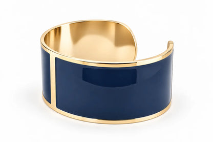 'Blue Armani' Enamel Bracelet, 30 mm