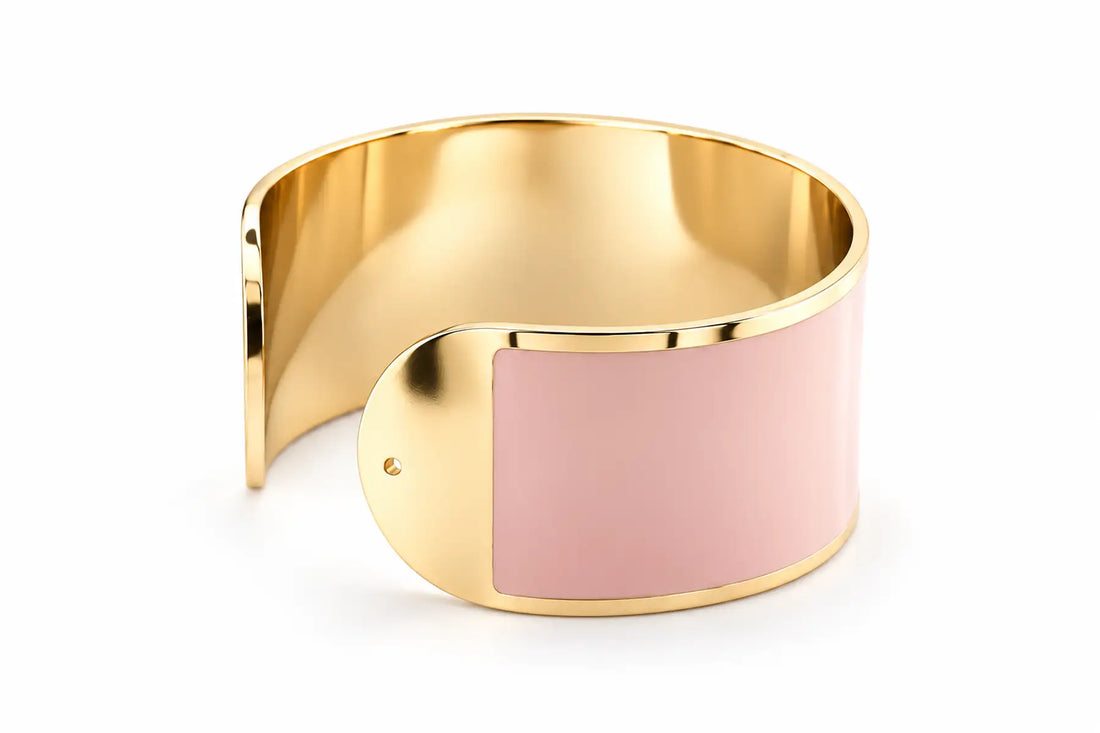 'Ciclamino' Enamel Bracelet, 30 mm