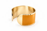 Pulsera de esmalte L 30 mm 'Cúrcuma'