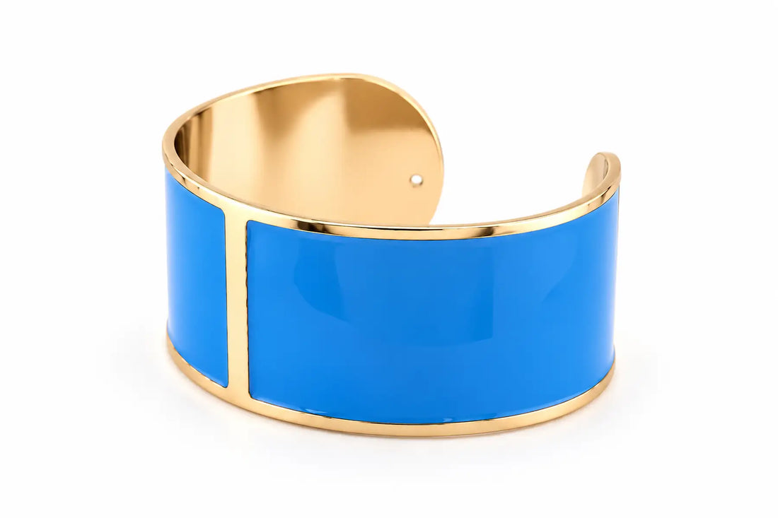 Pulsera Esmalte L 30 mm 'Denim'