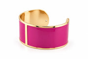 'Geranium' Enamel Bracelet, 30mm