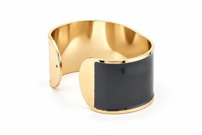 30mm 'Stone Grey' Enamel Bracelet