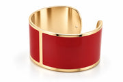 'Marsala' Enamel Bracelet, 30 mm