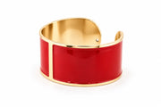 'Marsala' Enamel Bracelet, 30 mm