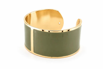 'Military Green' Enamel Bracelet, 30mm