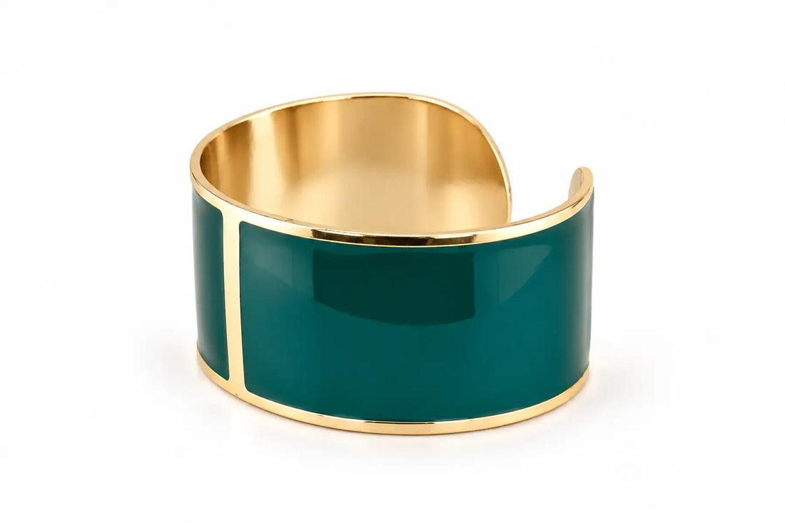 'Petroleum' Enamel Bracelet, 30mm