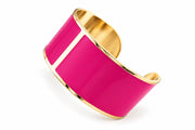 Enamel Bracelet L 30mm 'Valentino Rose'