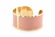 Antique Pink Enamel Bracelet, 30mm