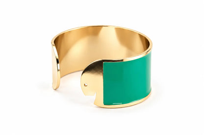 Enamel Bracelet L mm 30 'Emerald'