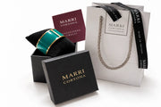 Enamel Bracelet L mm 30 'Emerald'