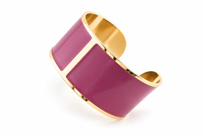 Enamel Bracelet L mm 30 'Purple'