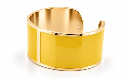 Bracciale Smalto L Giallo Zafferano