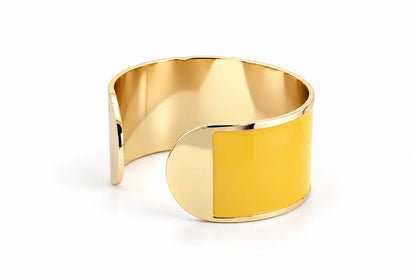Bracciale Smalto L Giallo Zafferano