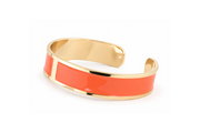 Bracelet Enamel M mm 15 'Coral Orange'