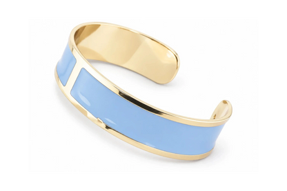 Enamel Bracelet M mm 15 'Pastel Blue'