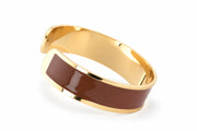 Enamel Bracelet M mm 15 'Chocolate'