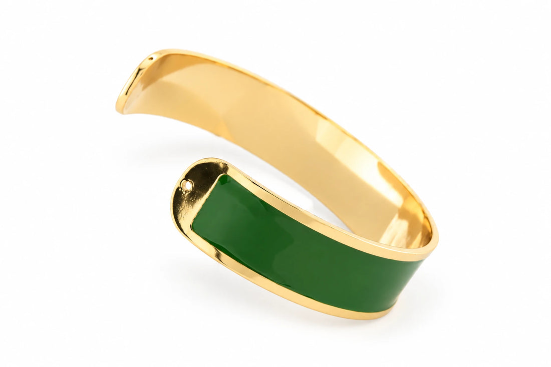 M 15mm 'Cipresso' Enamel Bracelet