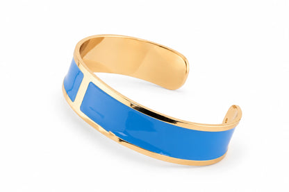 Enamel Bracelet M mm 15 'Denim'