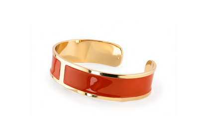 Enamel bracelet M mm 15 'Foliage'