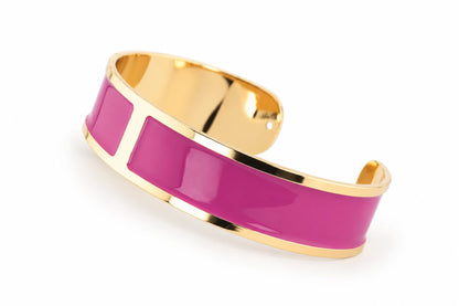 Enamel Bracelet M mm 15 'Geranium'