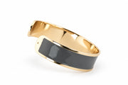 M 15mm 'Stone Grey' Enamel Bracelet