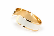 Enamel Bracelet M mm 15 'Milk'