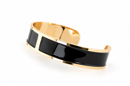 Enamel Bracelet M mm 15 'Black'