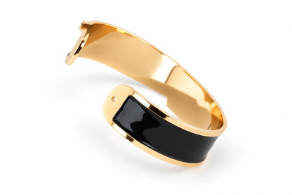 Enamel Bracelet M mm 15 'Black'