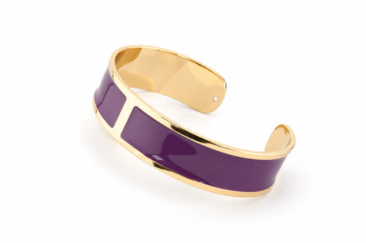 Bracciale Smalto M  Prugna