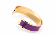 Enamel bracelet M mm 15 'Plum'