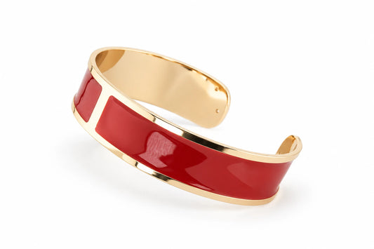 Bracciale Smalto M Rosso Lacca