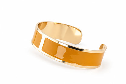 Pulsera Esmalte M 15 mm 'Cúrcuma'
