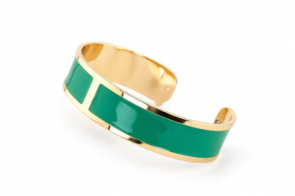 Enamel Bracelet M mm 15 'Emerald'
