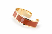 Enamel bracelet M mm 15 'Terracotta'