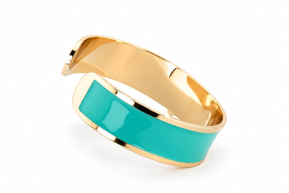 Tiffany M 15mm Enamel Bracelet